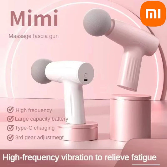 Masażer Xiaomi Mini, ręczny, głęboki masaż tkanek, różowy