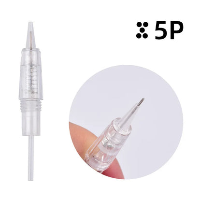 Bezprzewodowy zestaw do makijażu permanentnego, mikroblading, 2 baterie, 5 igieł